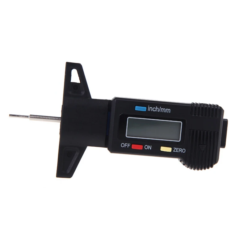 Digital Tread Depth Gauge 0 25mm Depthometer for Wheel Tread Steel