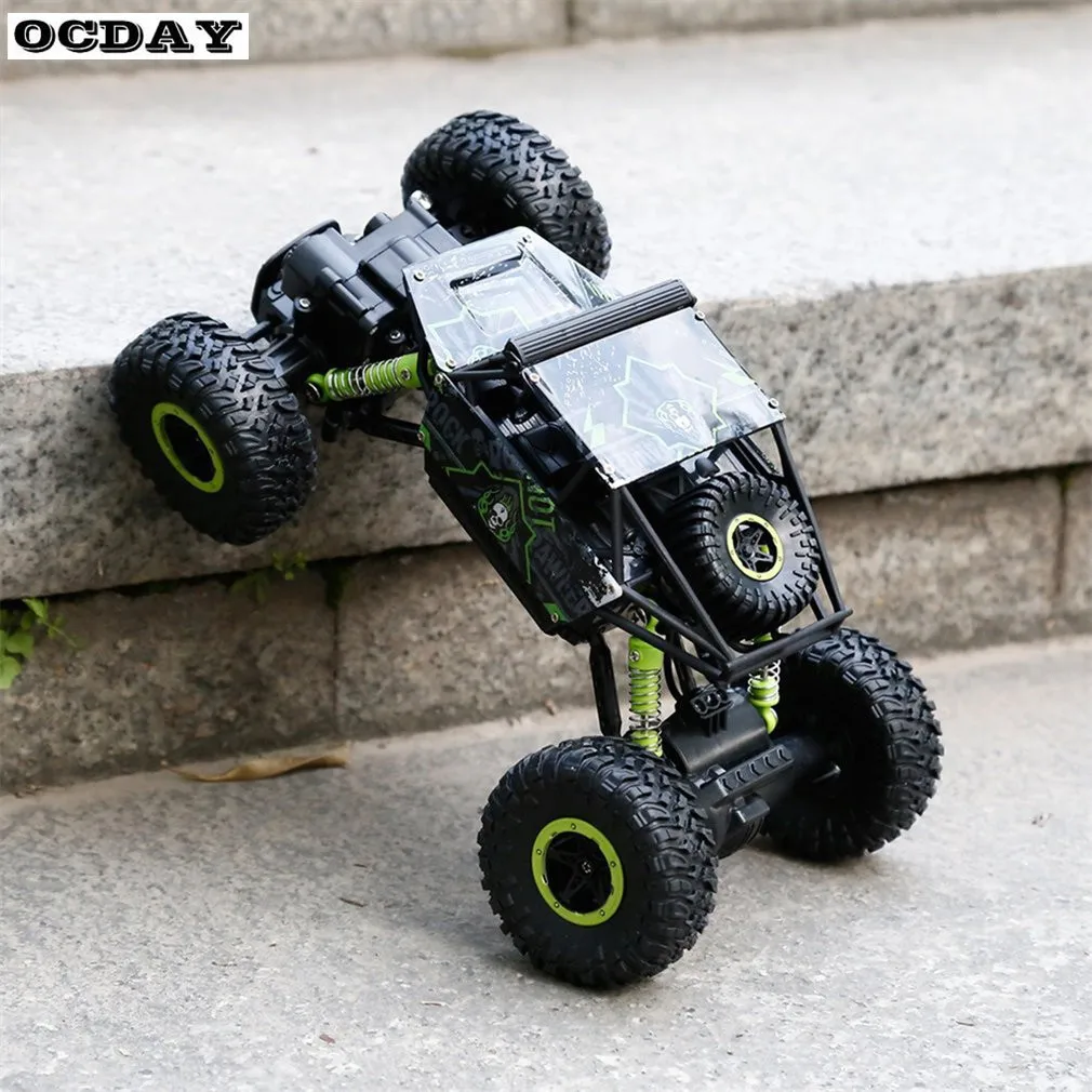 2,4 GHz RC автомобиль 4WD Рок Гусеничный ралли скалолазание автомобиль 4x4 двойные двигатели Bigfoot автомобиль пульт дистанционного управления модель внедорожника детские игрушки