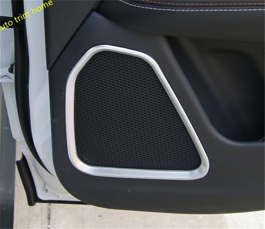 

Lapetus Inner Car Door Audio Sound Speaker Cover Trim 4 Pcs / 3 Color Fit For Jeep Compass 2017 2018 2019 / ABS