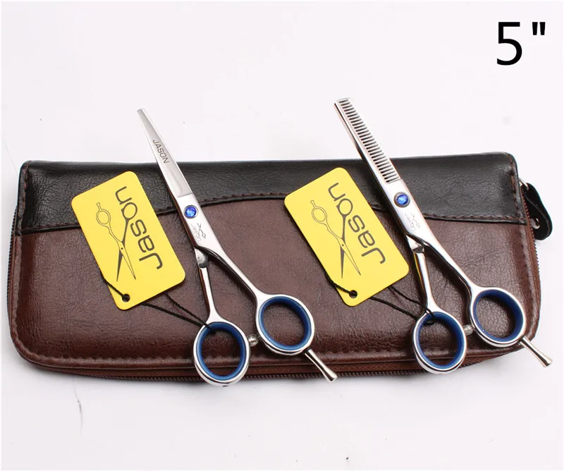 " 5" 5," Jason бренд инструмент для укладки истончение ножницы резка Парикмахерские ножницы Профессиональные ножницы набор J1117 - Цвет: J1117 Yin D 5YY