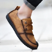 Большой Размеры Мужские кожаные туфли прогулочная обувь Туфли без каблуков ручной работы мужские кроссовки 9908 мужской классическая спортивная обувь весенне-осенняя обувь