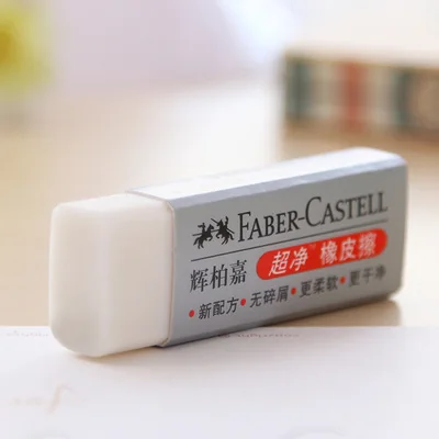 Faber Castell карандаш ластик белый мягкий резиновый 5 шт./лот 12*22*62 мм супер чистый Schoole и офисные принадлежности 18 71 51