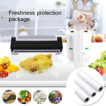

Rolls Vacuum Heat Sealer Food Saver Bags Vegetable Fruit Saran Wrap Food Keeping Fresh Storage Bag Wrapper Flim Kitchen Tool