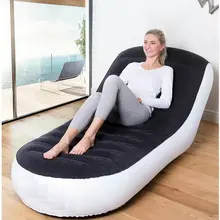 Один надувной диван кровать креативный портативный утолщение воздуха ленивый диван кемпинг на открытом воздухе упаковка для обеда отдых/стул для пикников