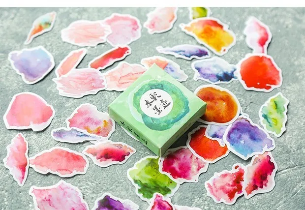40PCS-box-Color-Cute-Marble-Paper-Sticker-Decoration-Decal-DIY-Album-Scrapbooking-Seal-Sticker-Stationery-Gift(16)