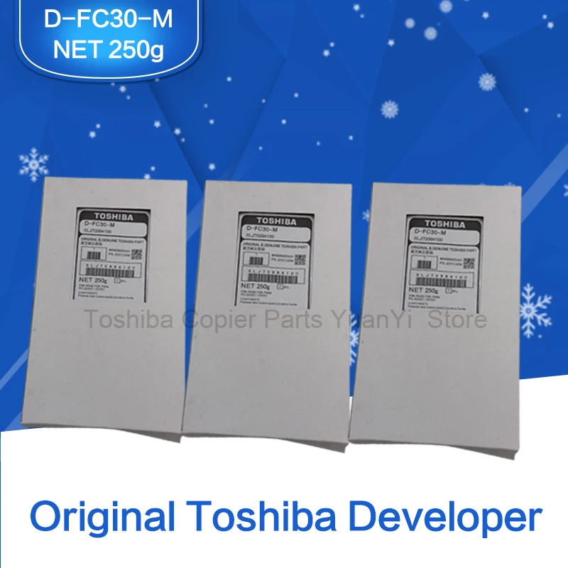 3PCS TOSHIBA Original Copier Machine parts Magenta Developer D-FC30-M 6LJ70994100 For Model 2051C/2551C/2050C/2550C | Компьютеры и
