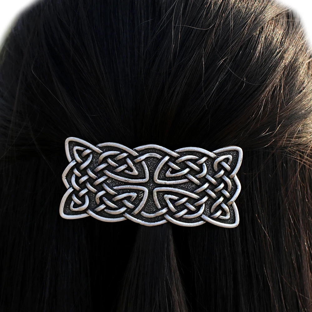 

Irish Celtics Knots French Barrette Large Hair Clip 2.1 Ounces F-14
