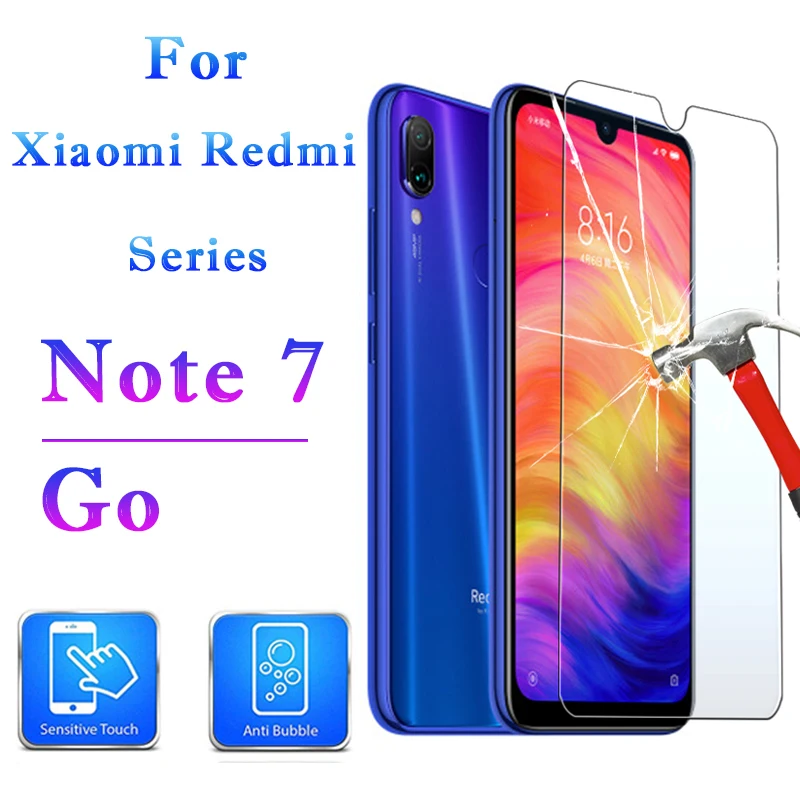 Защитное стекло 9h для Xiaomi Redmi Note 5 6 7 Pro 6a S2 k20 pro закаленное защиты экрана Ksiomi Red Mi Go