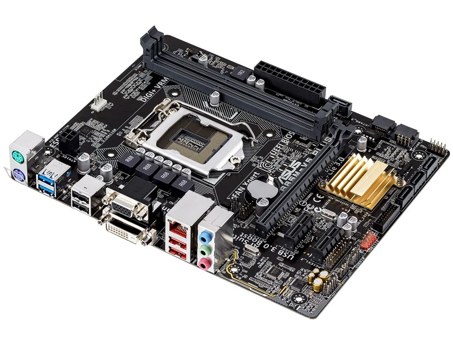 Оригинальный материнская плата ASUS B85M-V5 плюс DDR3 LGA 1150 для I3 I5 I7 Процессор 16 ГБ B85 рабочего Материнская плата