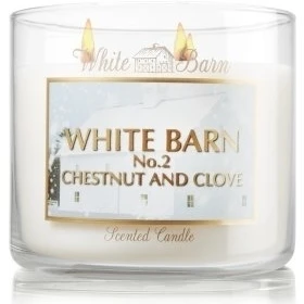 Bath and Body Works White Barn Candle Co 3 Wick 14.5 Oz Scented Candle CHESTNUT and CLOVE