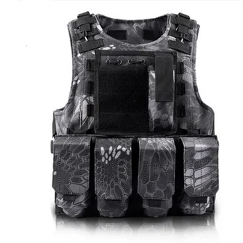 

Tactical Vest Navy Seals Military SWAT Polices Duty Vest Military Molle Combat Assault Plate Carrier Vest CS Camouflage Clothes