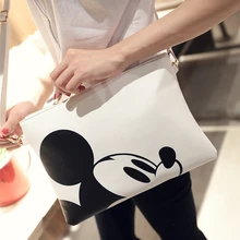 Women Hello Kitty Messenger Bags Minnie Mickey Bag Leather Handbags Clutch Bag Bolsa Feminina mochila Bolsas Female sac a main