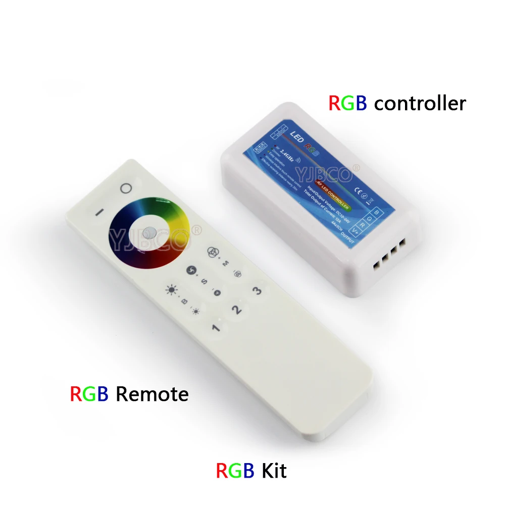 2.4G Touch panel 3 Zone Remote led dimmer Receiver dimming/Color