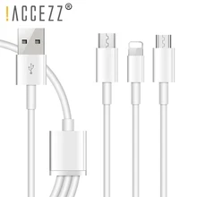 ACCEZZ usb зарядный кабель освещение для iPhone 6 7 6s 8 Plus X XS Max XR тип-c Micro USB для samsung S8 S9 Note 8 зарядная линия