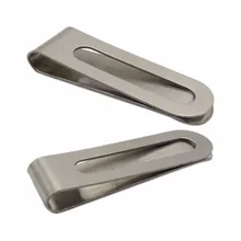 1 Uds nuevo Clip de dinero de Metal de acero inoxidable moda Simple dólar de plata Clip de sujeción de dinero cartera para hombres y mujeres