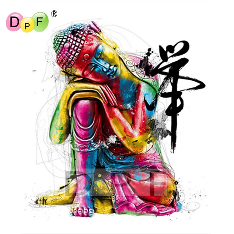 

DPF diamond embroidery new needlework Buddha wall arts home decoration 3D diy diamond painting cross stitch square Mosaic