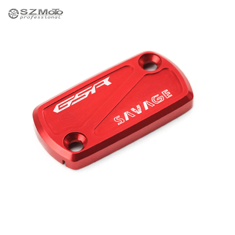 

Rear Brake Reservoir Cover For SUZUKI GSR 750 GSR750 2011-2016 12 13 14 15 Motorcycle CNC Fluid Cylinder Cap With Logo Red Black