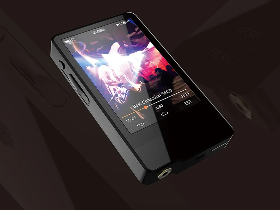 Hidizs AP200 Android Bluetooth ES9118C DAC DSD PCM музыкальный плеер FLAC HiFi без потерь Музыкальный