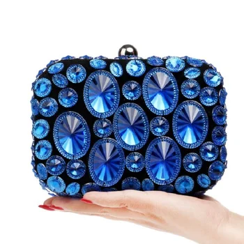 

Women Evening Bag Day Clutches Crystal Diamonds Banquet Wedding Party Bag Beaded Evening Clutch Bag Drop Shipping