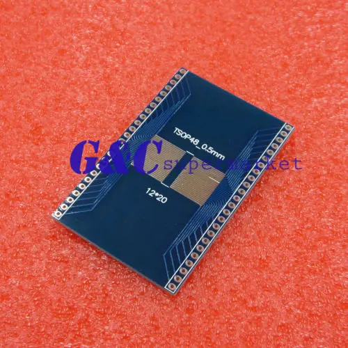 

TSOP48 to DIP48 0.5mm pitch Interposer board pcb Board Adapter Plate