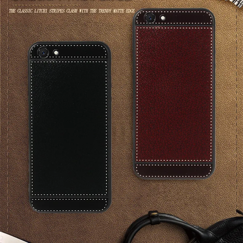 

for vivo y71 case for vivo y83 back cover for vivo y 71 coque y 83 capinha for vivo fundas leather patterm ultrathin phone case