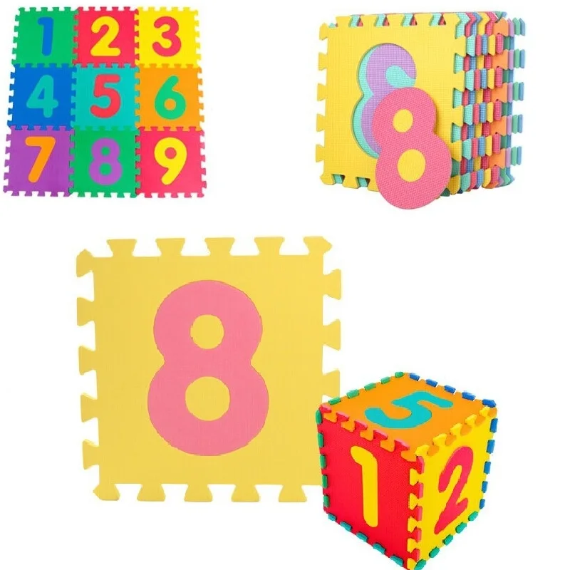 10pcs/set Puzzle Carpet Baby Play Mat Floor Puzzle Mat EVA Children's