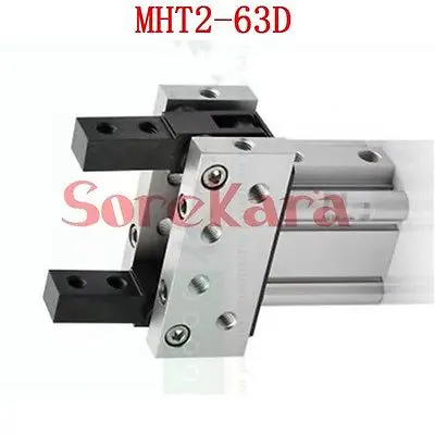 

SMC Type Air Gripper MHT2-63D Toggle Type 2 Fingers Bore 63mm Double Acting