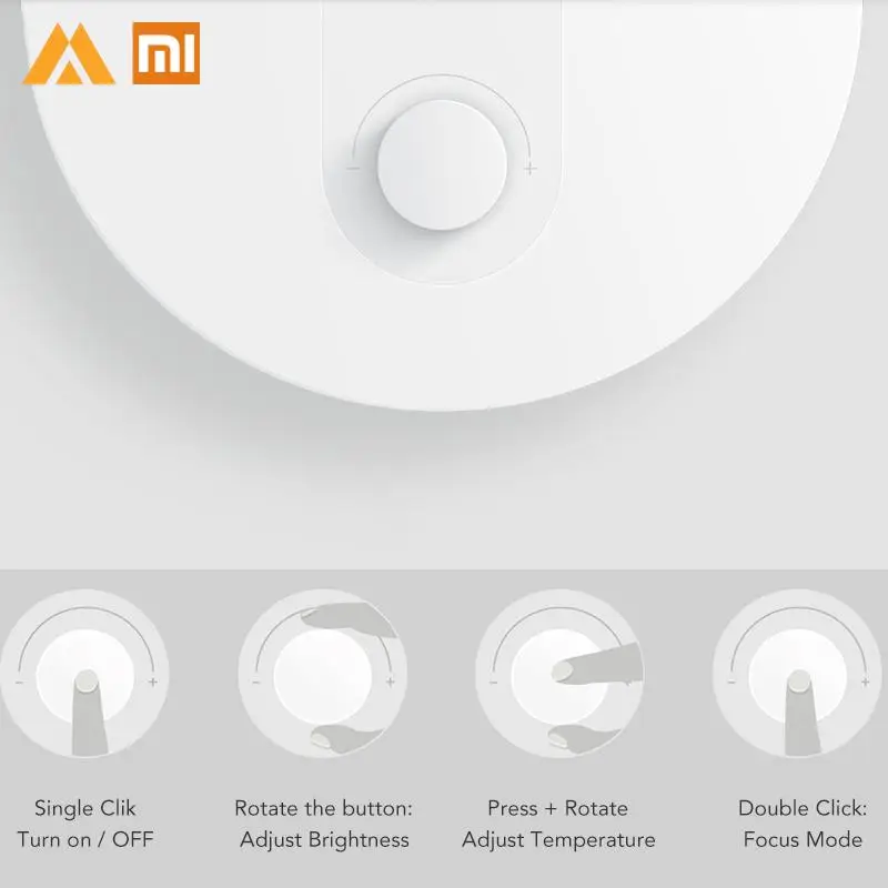  Original Xiaomi Mijia Mi Smart LED Desk Lamp Table Lamp Reading Light WiFi Enabled Work with AMZ Al