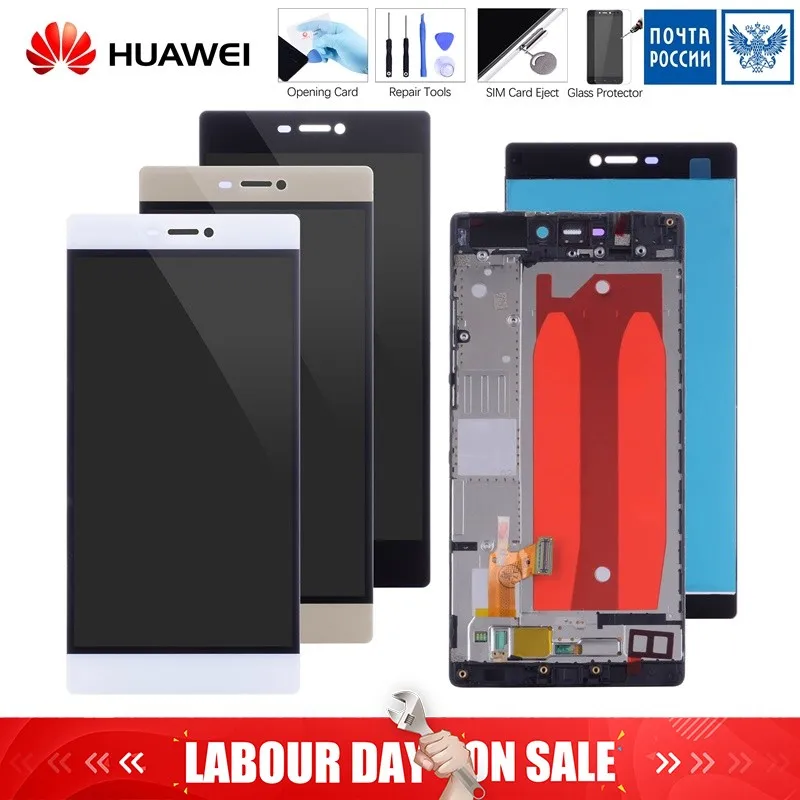 

5.2 ORIGINAL LCD For HUAWEI P8 Display Touch Screen Replacement with Frame for HUAWEI P8 LCD Display GRA L09 gra-l09 gra-ul10