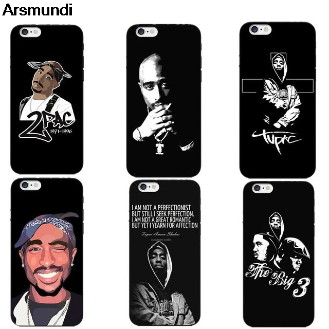 Arsmundi font b 2018 b font New 2Pac Tupac Shakur Phone Cases for font b iPhone