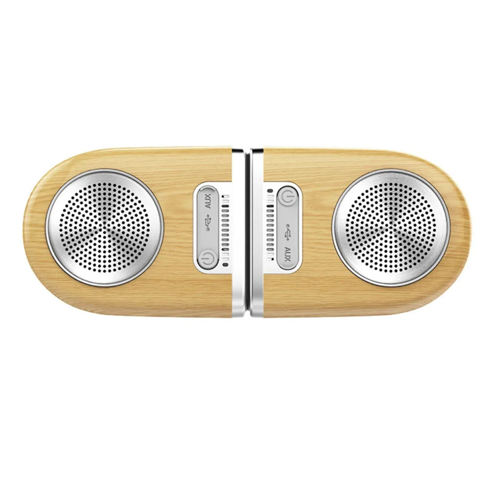 OVEVO D10 двойной беспроводной магнитный динамик Bluetooth Спорт на открытом воздухе стерео Hifi динамик Aux IPX5 ударопрочный кожаный чехол