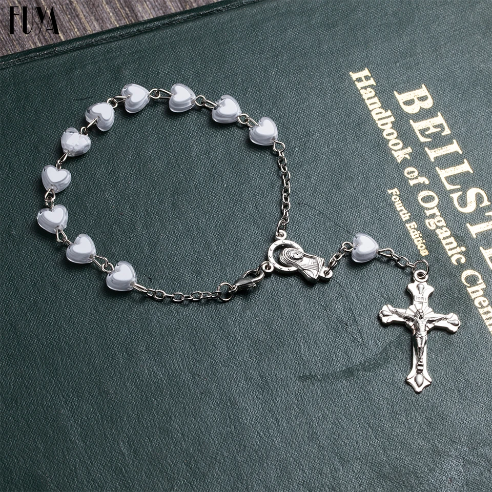 Virgin mary bracelets women Jesus christian bracelets&bangles Cross
