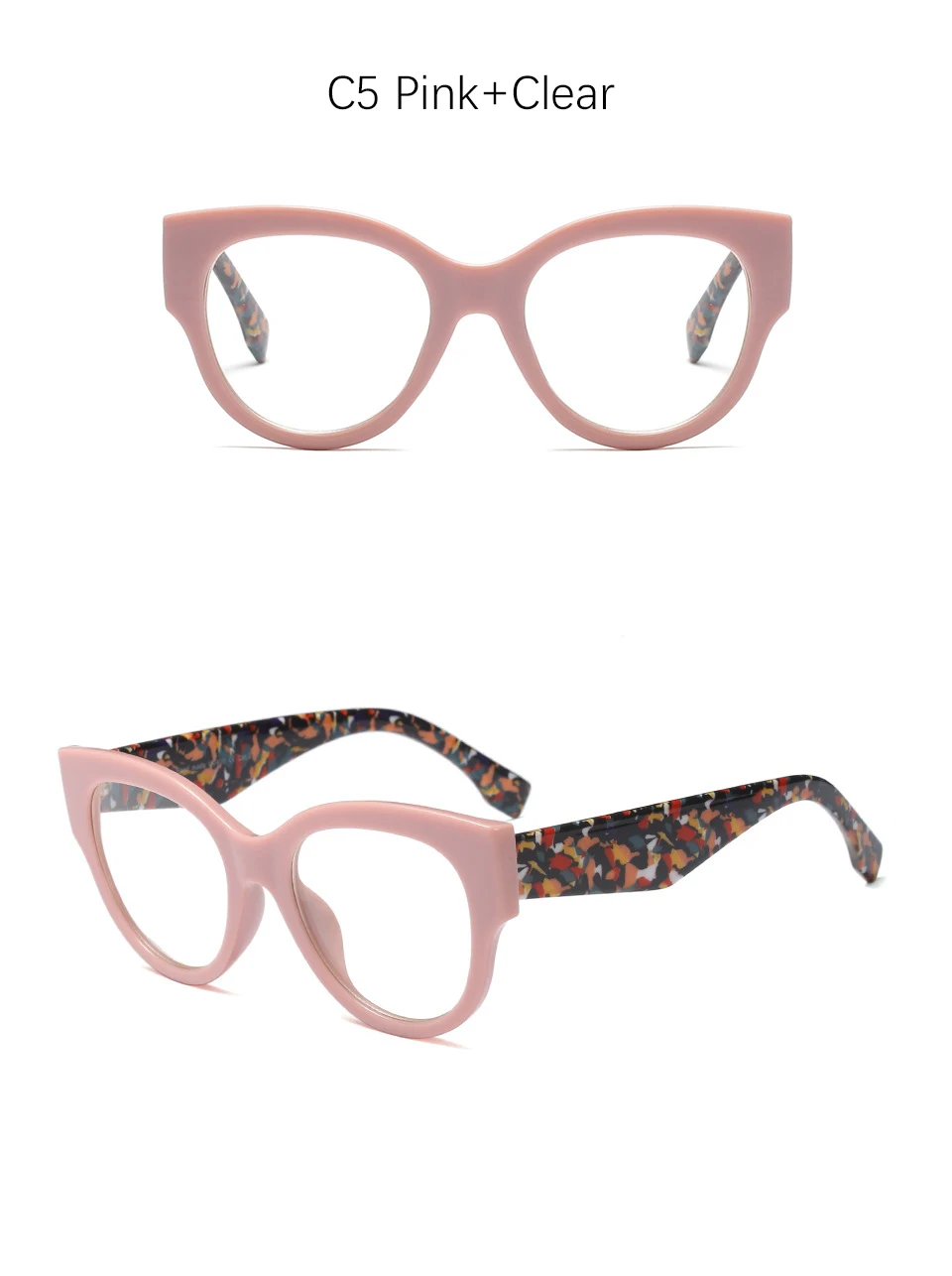 Очки винтажные кошачий глаз дизайнерская Фирменная оправа для очков женские модные прозрачные очки UV400