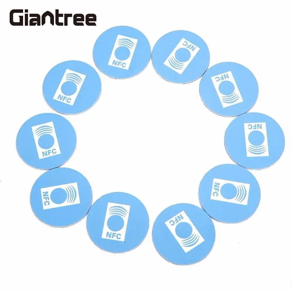 Giantree 13,56 МГц NFC бирки рядом с полем связи этикетка с наклейкой Смола бирка 3 см