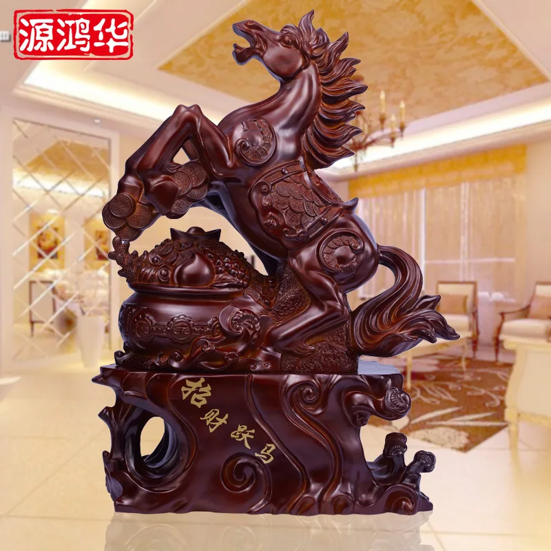 

M lucky prancing horse resin crafts decoration twelve zodiac decoration office Home Furnishing business gifts