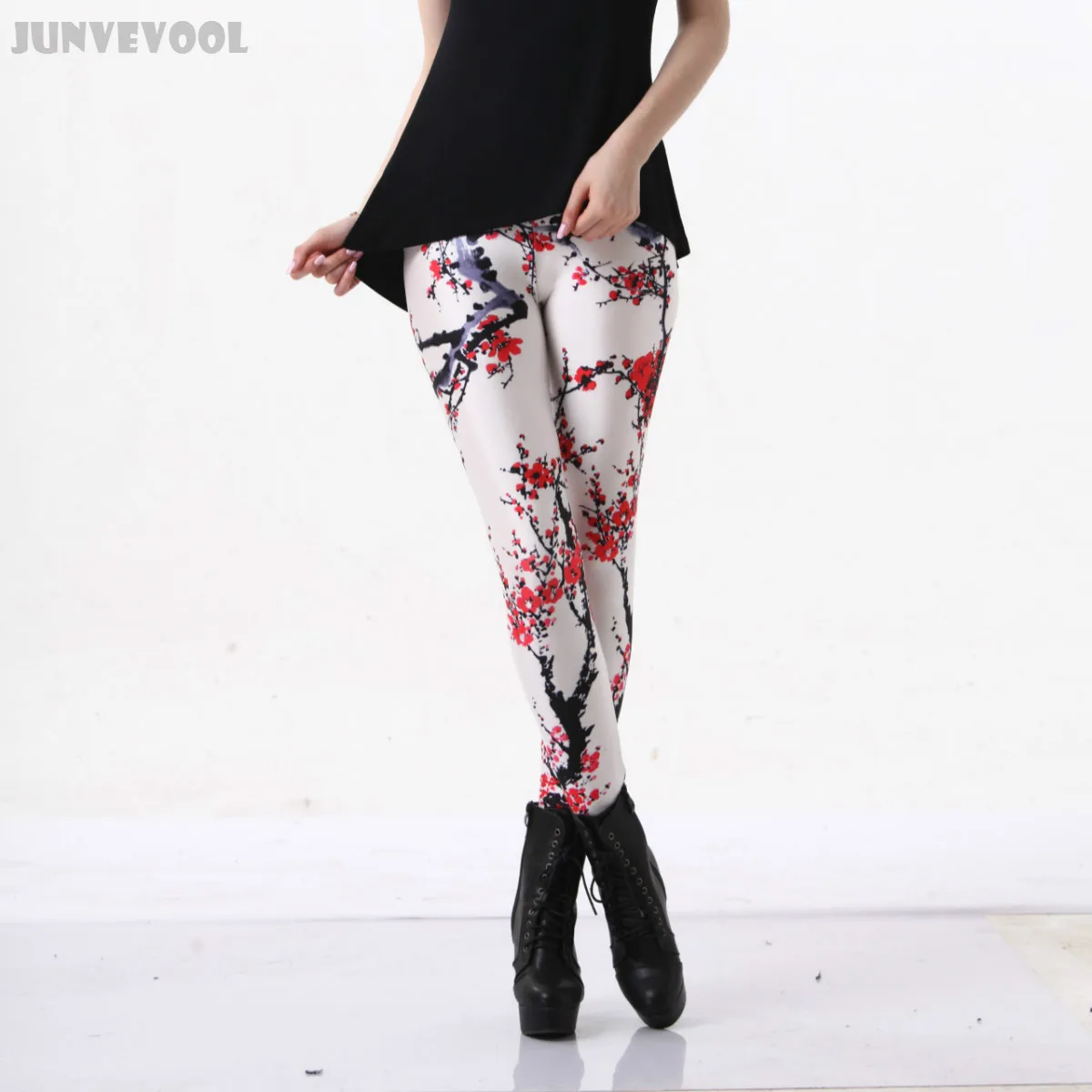 flower leggings with pockets