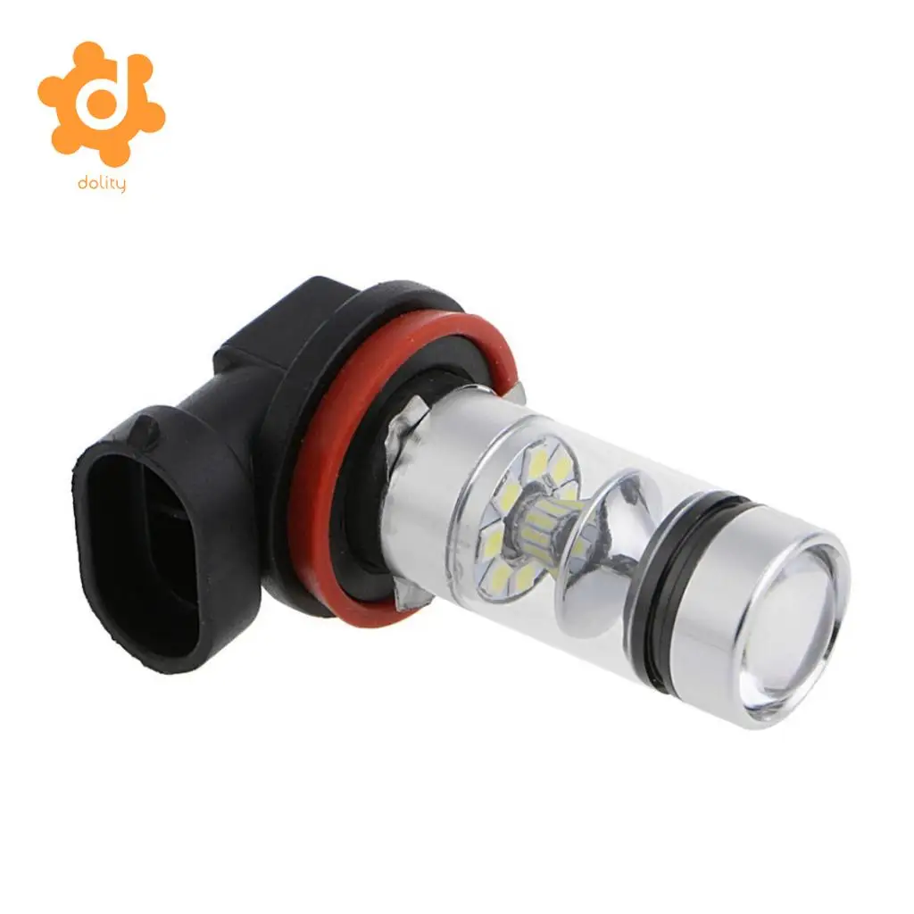Baoblaze 2 Pieces H11 H8 100W Car Fog Driving Light Projector LED Bulbs Blue 10000K 