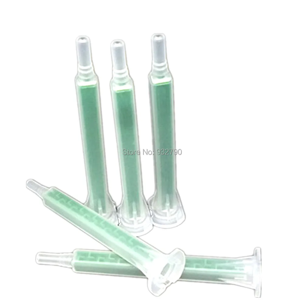 

Pack of 5 AB Glue Tube Dispenser AB Gule Epoxy Mixing Nozzle Used in Epoxy Resins Polyurethane Silicone Two-Component Adhesives