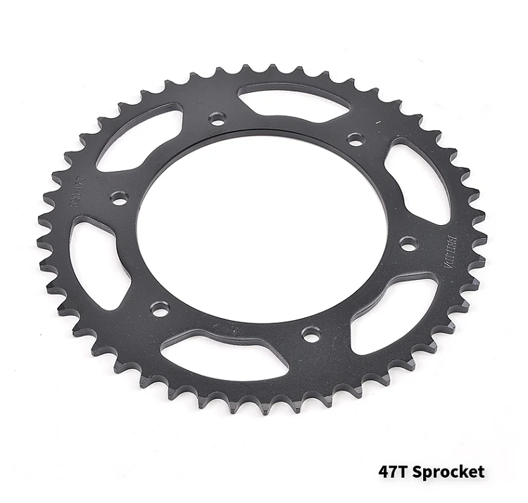 45# сталь 520 16T 47T мотоциклетные запчасти цепь и Передняя Задняя звездочка для BMW F650 Funduro ST Strada Dakar 1994-2000 - Цвет: 47T Sprocket