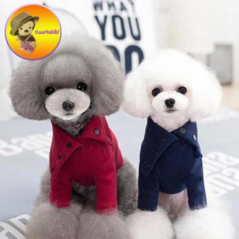 New Arrival six Colors England Style gentleman Puppy Uniform Suit Dog