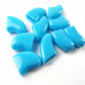 60 шт./лот Собака ногтей Caps собака Soft Paw Caps 6 размеров XS, S, M, L, XL XXL - Цвет: sky blue