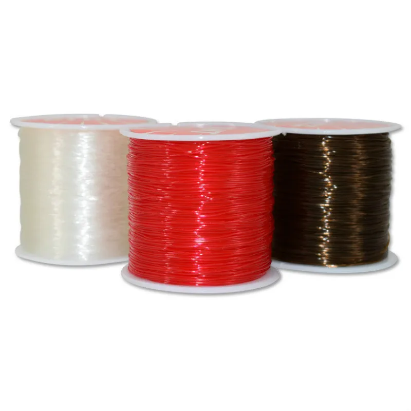 

2019 explosion models small volume round crystal transparent elastic line 0.6-1.0 manual DIY braided universal line