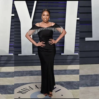 

2019 Fashion Women Summer Bandage Dress Mermaid Black Short Sleeve Beads Chain Off The Shoulder Long Evning party Vestidos Club