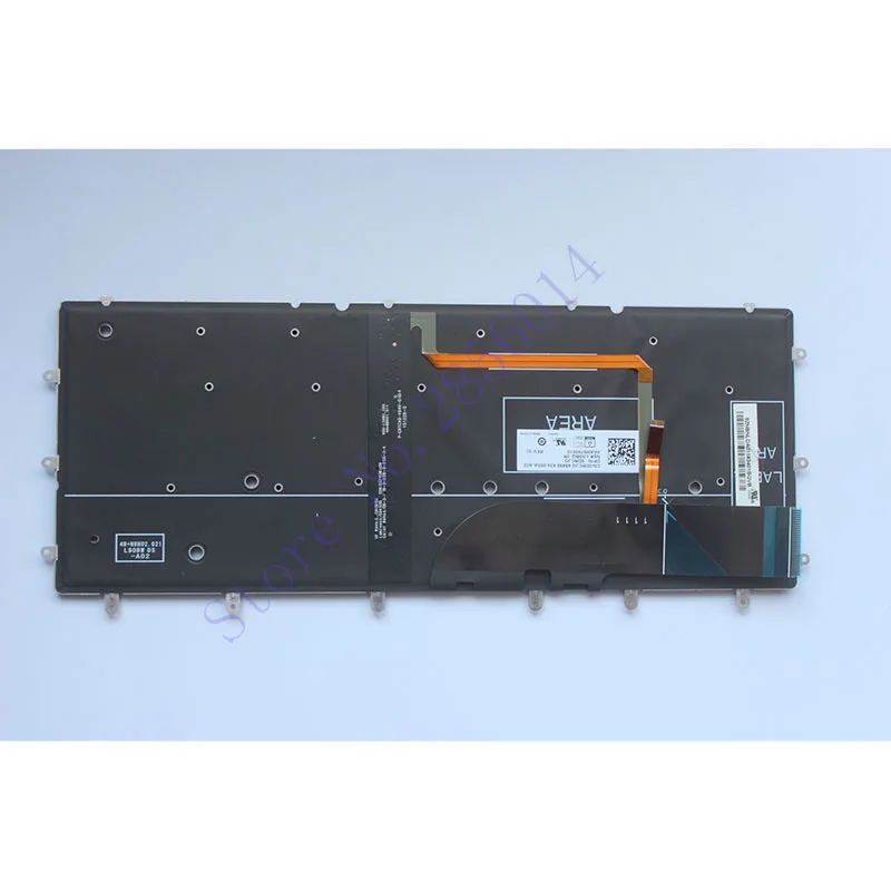  Russian  laptop keyboard for Dell XPS 13 9343 13 9350 9360 15BR N7547 N7548 7547 7548 17-3000 with 