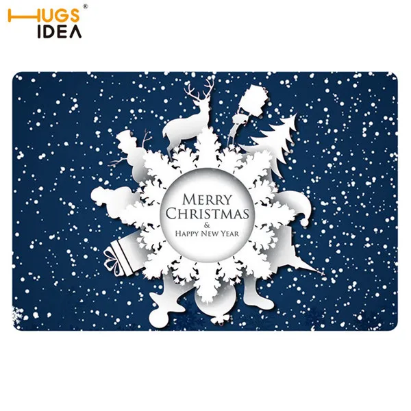 CC5035U HUGSIDEA Merry Christmas дизайн домашний пол коврики украшения открытый входная дверь Коврик противоскользящий Ванная Кухня ковровое покрытие Tapis - Цвет: CC5035U