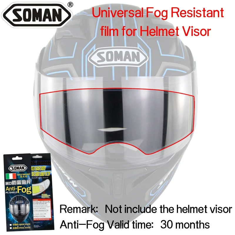 Greyghost Motorcycle Clear Visor Lens Stickers Anti-Fog Film Visor Shield Goggles Sticker For K1/&K5/&K3SV