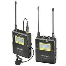 AABB-Saramonic Uwmic9(Rx9+ Tx9) вещание Uhf Беспроводной петличный микрофон системы для Dslr камеры микрофон для видеокамер Mic Ca
