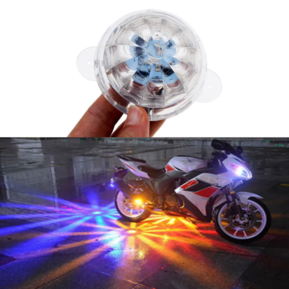 Motorcycle Car LED Chassis Light Under Motorbike Scooter Flasher Tail