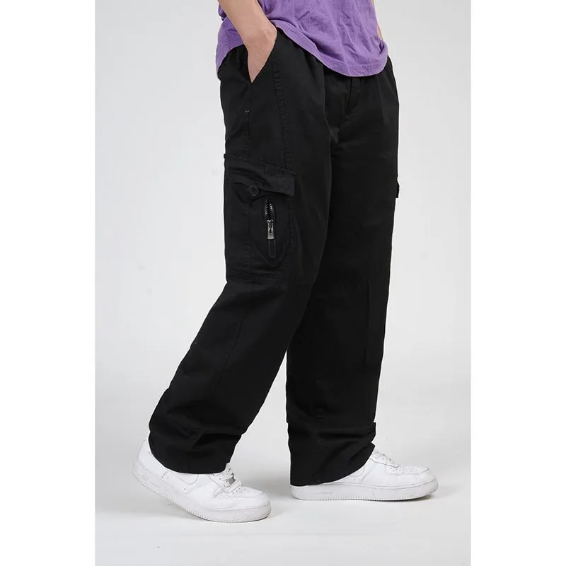 Autumn Spring Casual Cargo Pants Men 