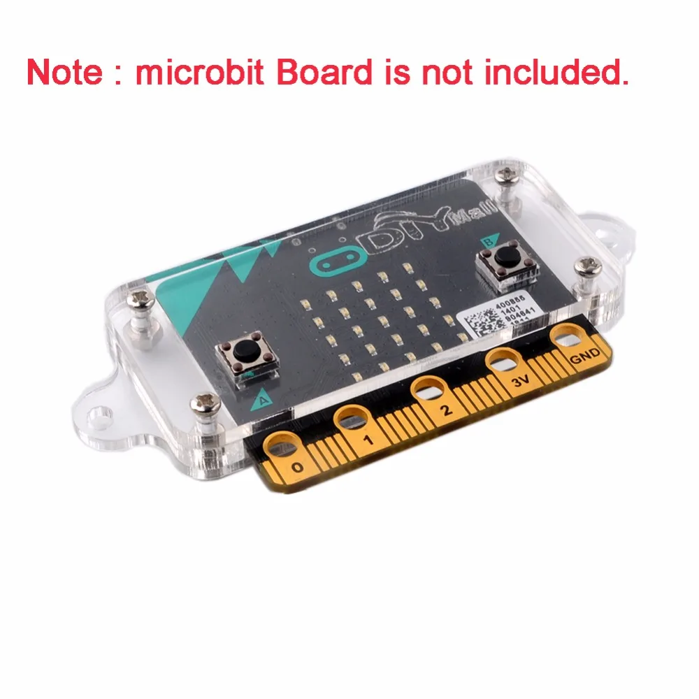 Прозрачный Акриловый чехол коробка оболочка корпус для BBC Micro:bit microbit for Kids Education